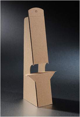 Cardboard Easel - Double Wing - Kraft