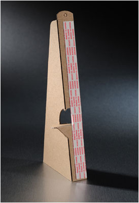 Cardboard Easel – Single Wing – Self-Adhesive – Kraft